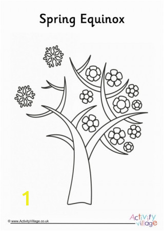 spring equinox colouring page 460