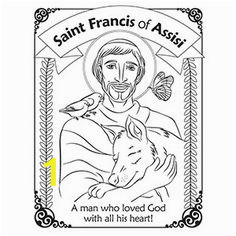 St Francis Of assisi Coloring Page 50 Best Free Catholic Downloads Images