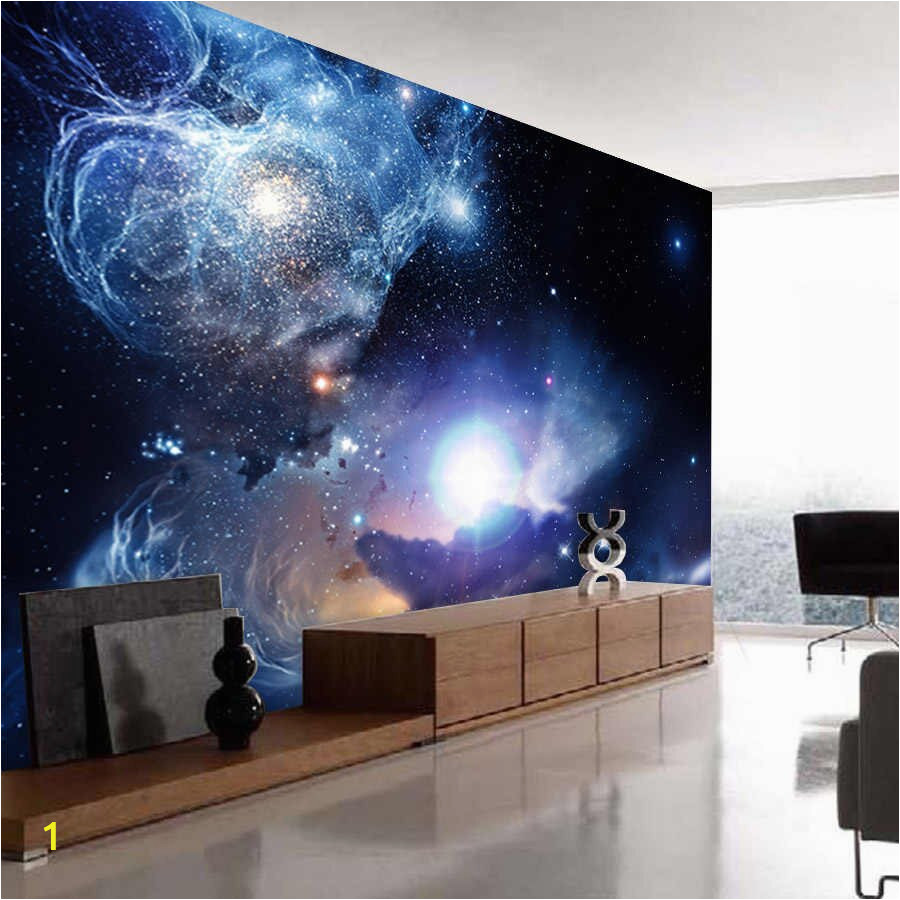 Starry Night Wall Mural Shinehome Starry Night Space Star Planet Wallpaper Murals Roll for 3d Walls Wallpapers for 3 D Living Room Bedroom Wall Paper