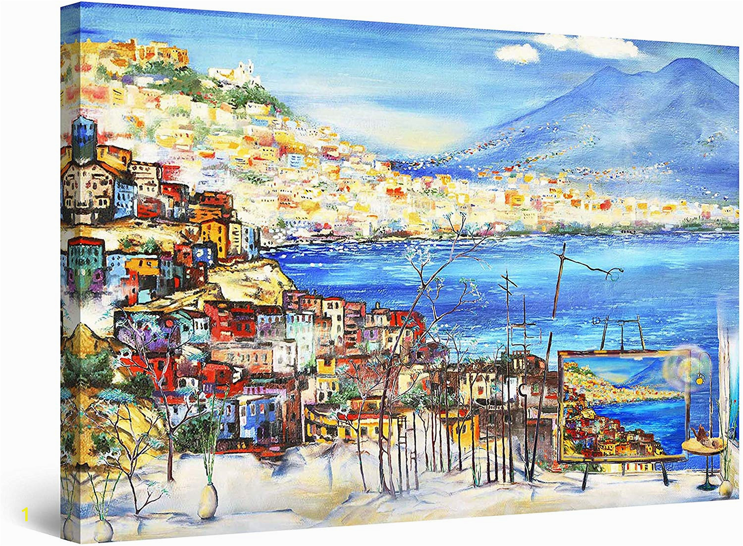 Startonight Mural Wall Art Amazon Startonight Canvas Wall Art Abstract Amalfi
