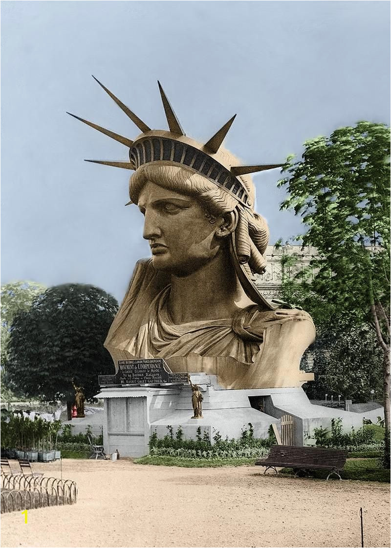 Statue Of Liberty Wall Mural Statue Of Liberty In Paris 1878