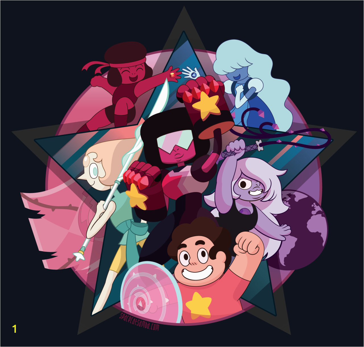 Steven Universe Wall Mural Pin by Kory Dowe On Crystal Gems Birthday From Steven