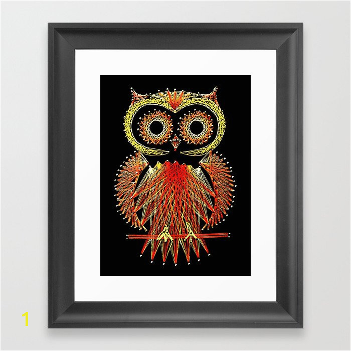 string art owl framed prints