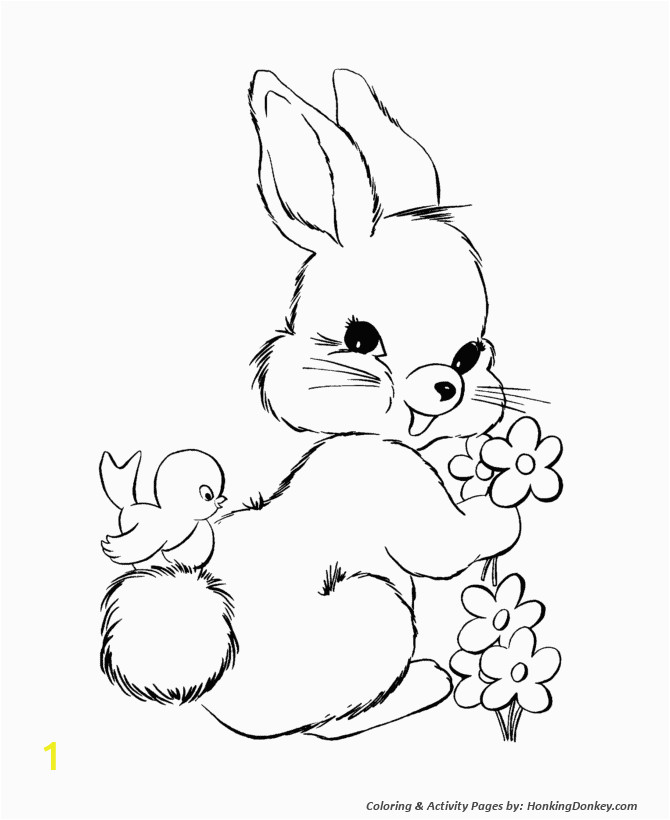 Sunny Bunnies Coloring Pages | divyajanani.org