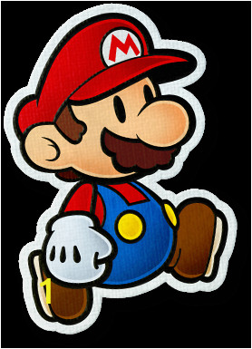 Super Mario Wall Murals Uk Mario In Paper Mario Color Splash