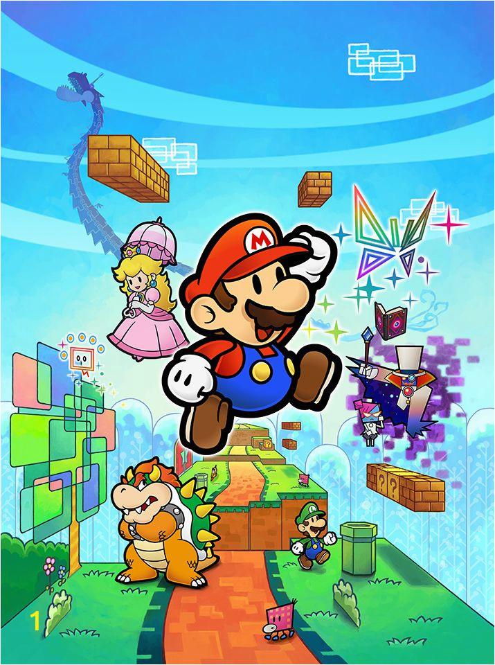 Super Mario Wall Murals Uk Poster Of Mario Princesspeach Luigi and Bowser From