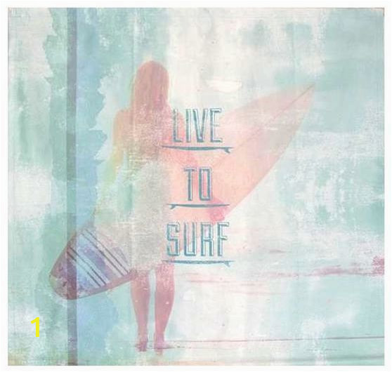 Surf themed Wall Murals Live to Surf Wall Mural Products