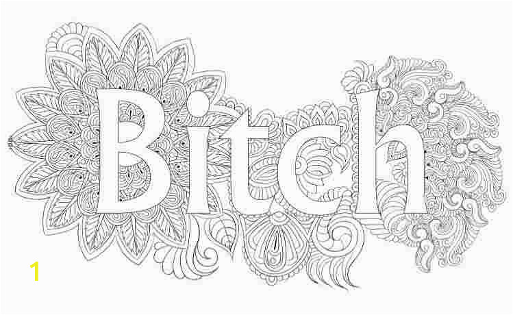 Swear Word Adult Coloring Book Pages Swear Words Coloring Pages Free Sweary Coloring Pages