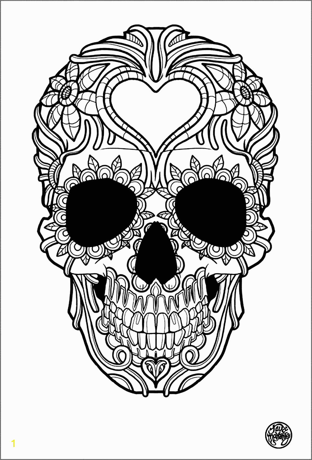 Tattoo Coloring Pages for Adults Coloring Book Coloring Book Tattoo Simple Skull Tattoos
