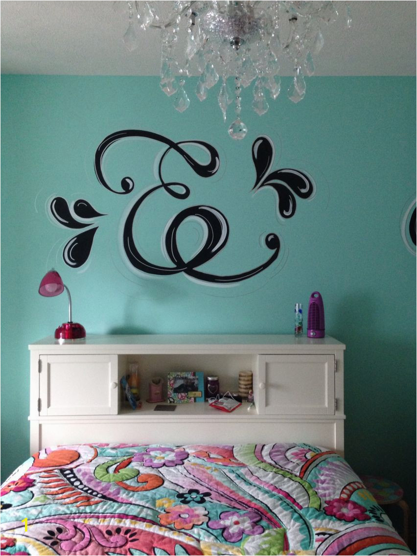 Teenage Girl Bedroom Wall Murals Bining Music and Paris to This Room