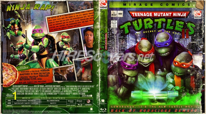 Teenage Mutant Ninja Turtle Wall Murals Dvd Cover Custom Dvd Covers Bluray Label Movie Art Blu Ray