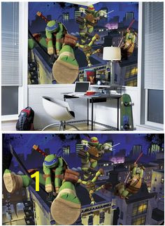 1e8dbef151ac32a08dac7c1f6e0b85e5 mural wall teenage mutant ninja turtles