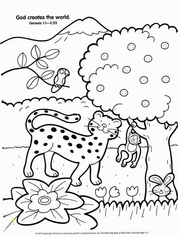 The Creation Coloring Pages Bible Story Coloring Page Learn & Play