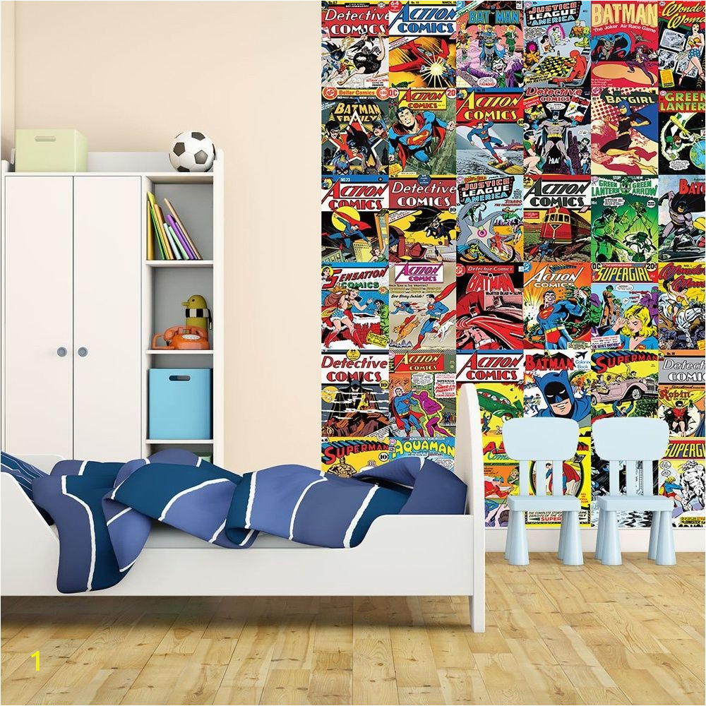 The Flash Wall Mural 1 Wall 1 Wall Wallpaper Mural Ics Batman Superman Wonder