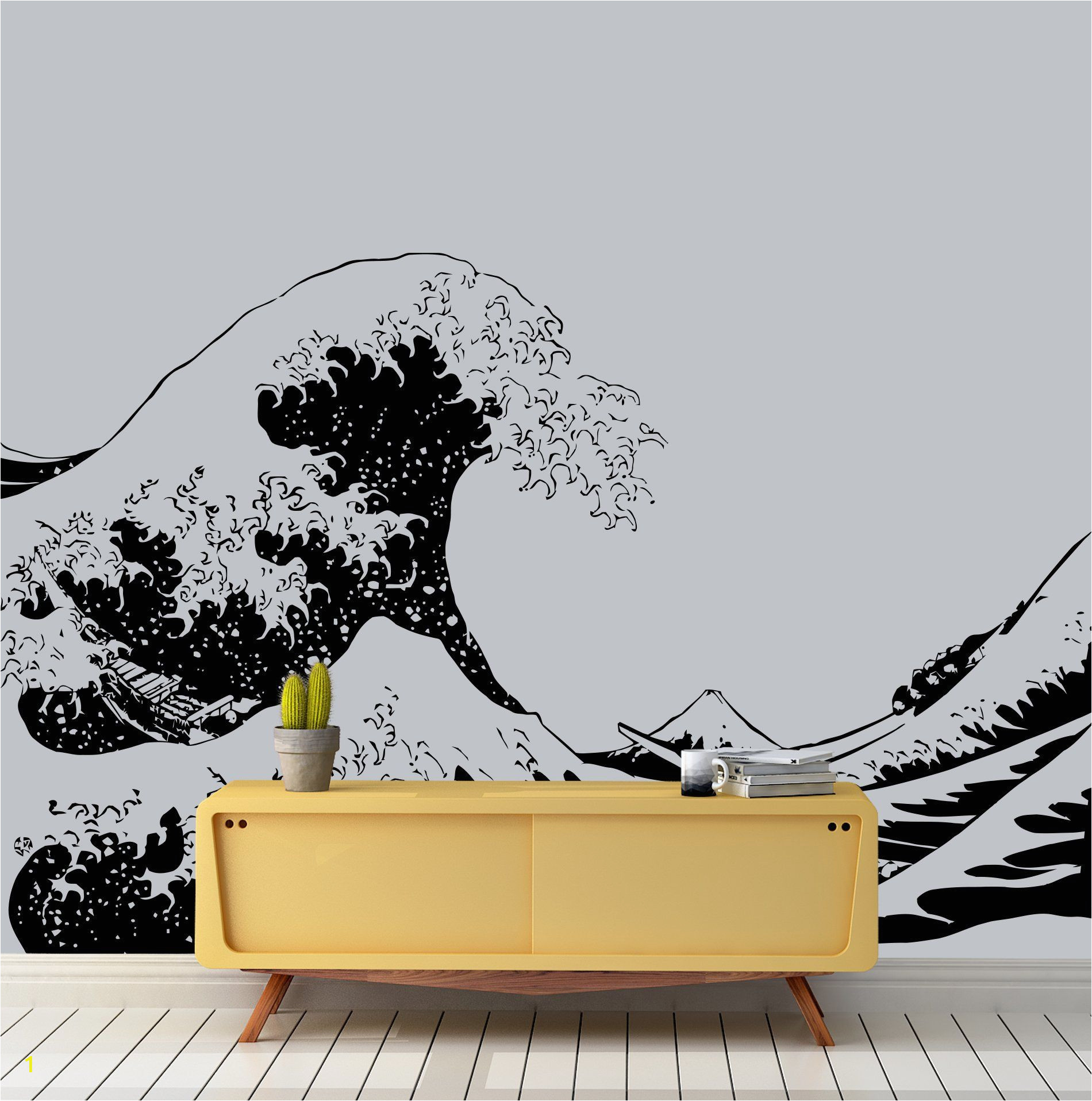 The Great Wave Off Kanagawa Wall Mural Japanese the Great Wave F Kanagawa by Hokusai Wall Decal