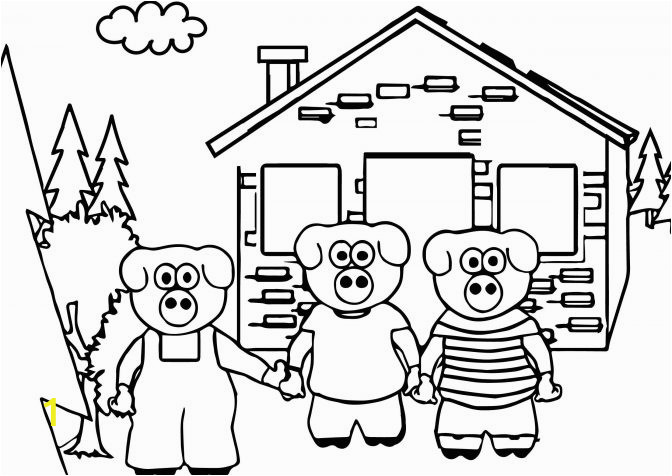 coloring pages three little pigs to print for kids pdf true story of 672x476