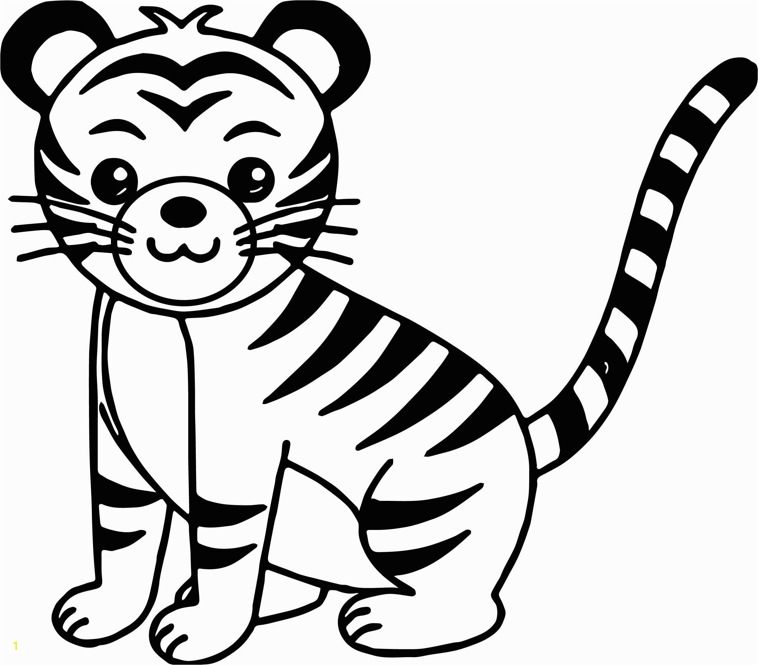tiger coloring in pages fresh awesome cute cat tiger coloring page of tiger coloring in pages