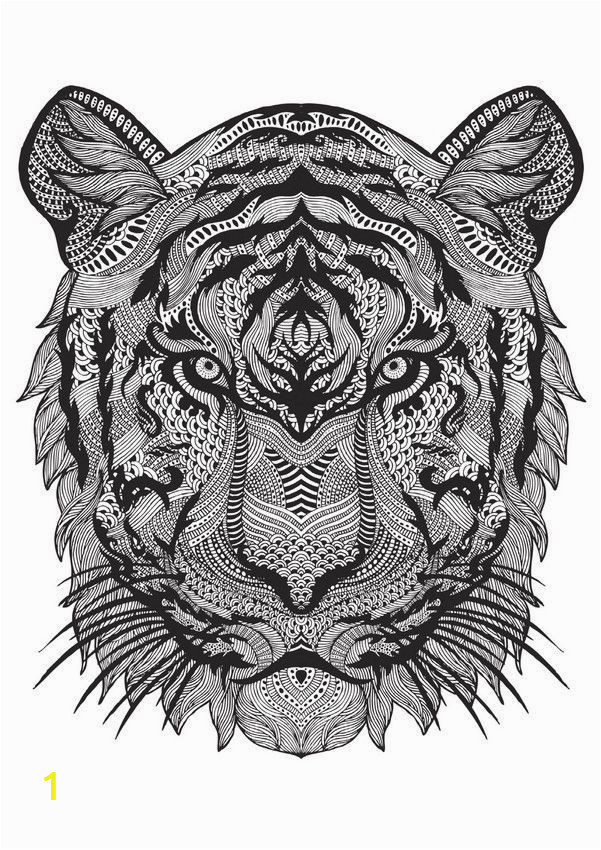 tiger head coloring fresh the 15 biggest trends in adult colouring this year of tiger head coloring