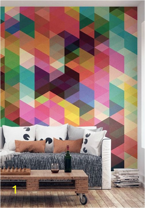 Tonal Circles Wall Mural Create A Feature or Statement Wall with some Geometric