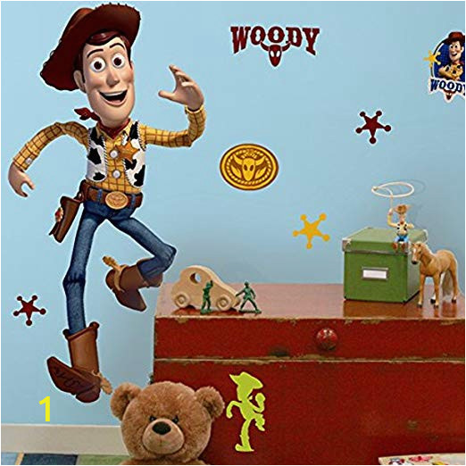 Toy Story 4 Wall Mural Roommates toy Story Woody Giant Peel and Stick Wall Decal Rmk1430gm