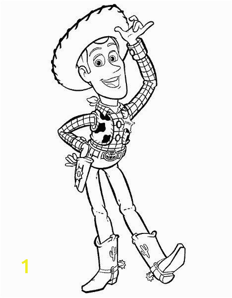 Toy Story Coloring Page Printable toy Story Coloring Page Woody