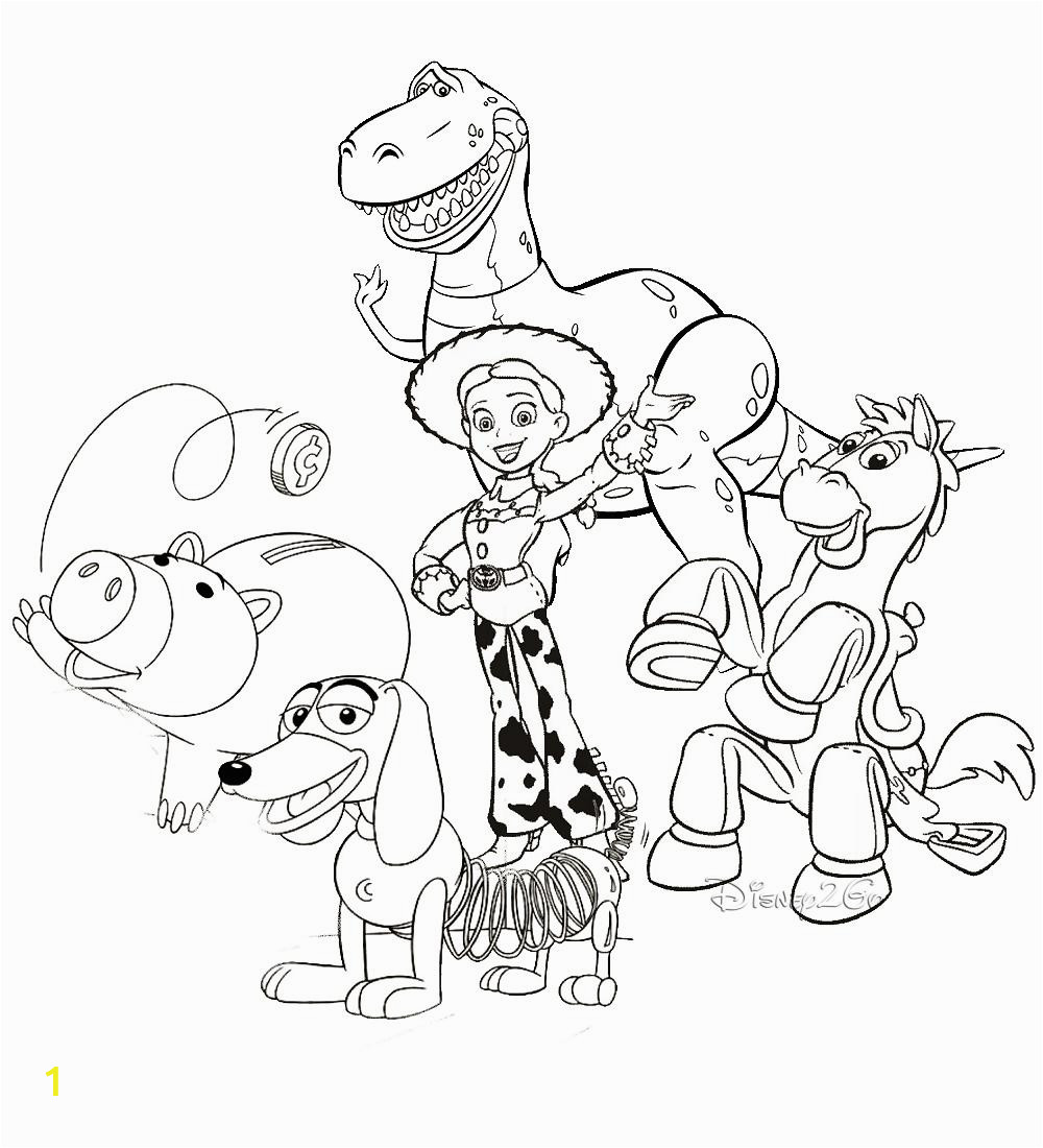Toy Story Gang Coloring Pages | divyajanani.org