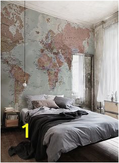 Turn Pictures Into Wall Murals Classic World Map Mural