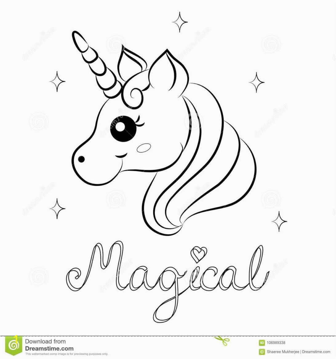 coloring pages cute unicorn magical awesome vector page illustration word printable horse 1092x1168