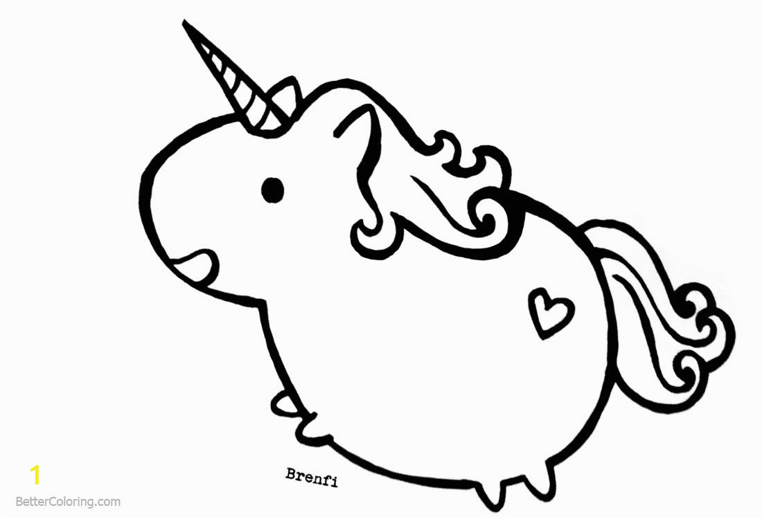 pusheen unicorn coloring pages