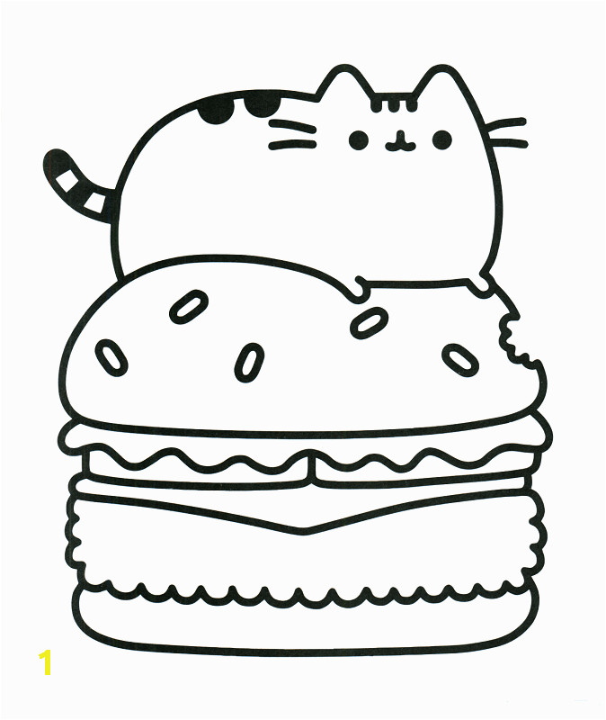 pusheen coloring pages that you can print