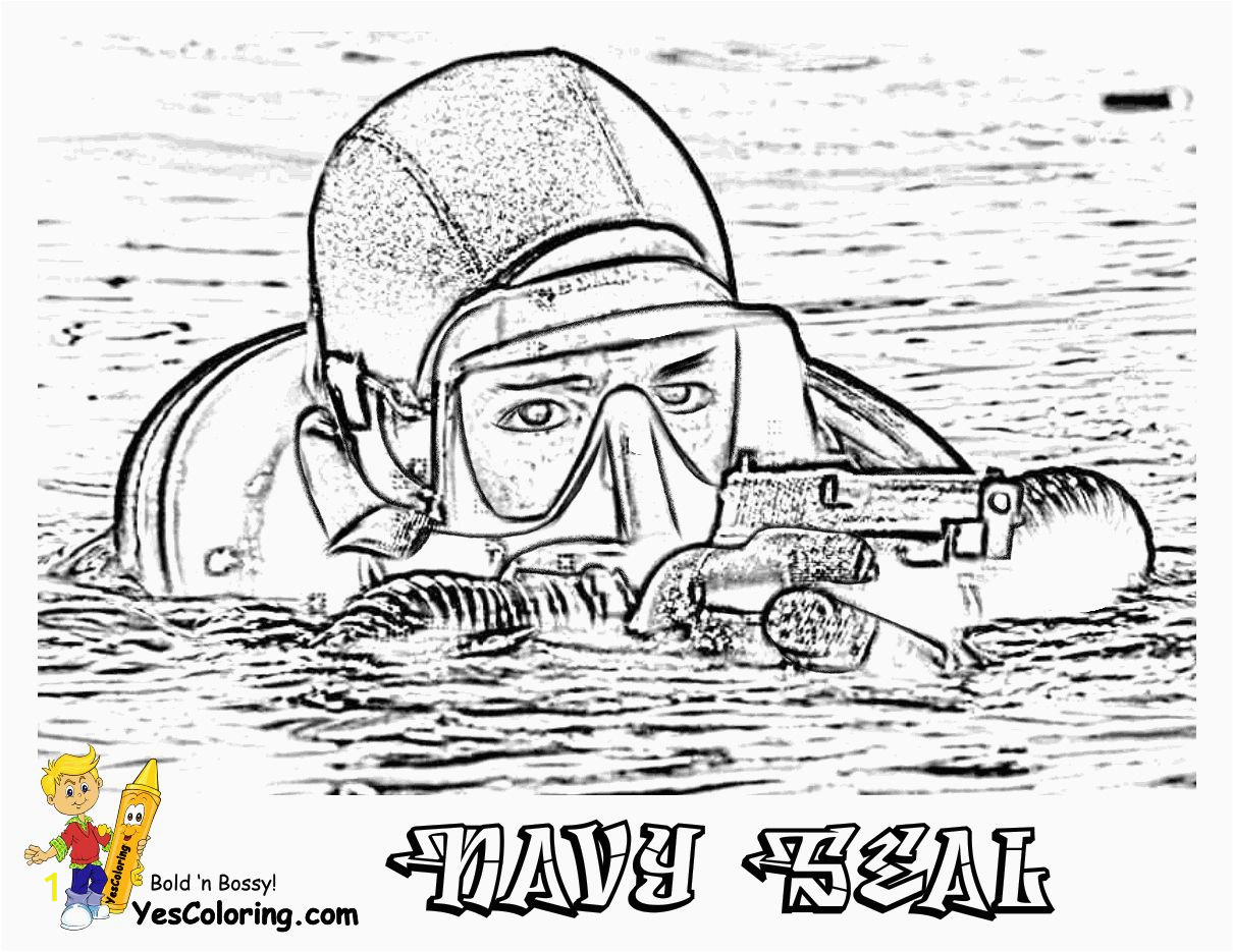 Us Seal Coloring Page Military Coloring Sheets Unique Naval Coloring Pages
