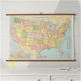Usa Map Wall Mural United States Of America Chart