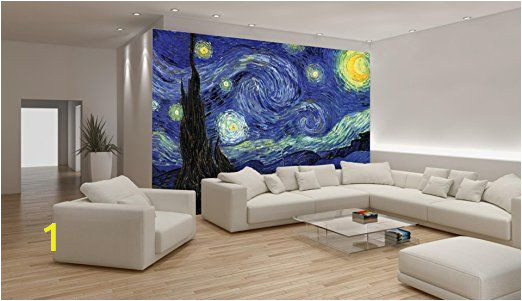 Van Gogh Wall Mural Van Gogh Starry Night Wallpaper Mural