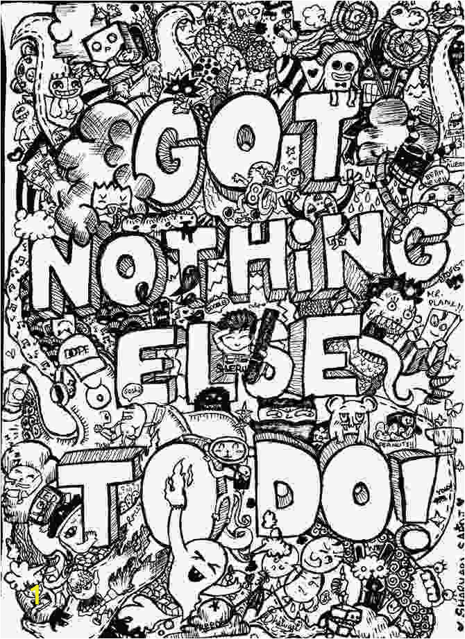 Printable Vexx Doodles Coloring Pages