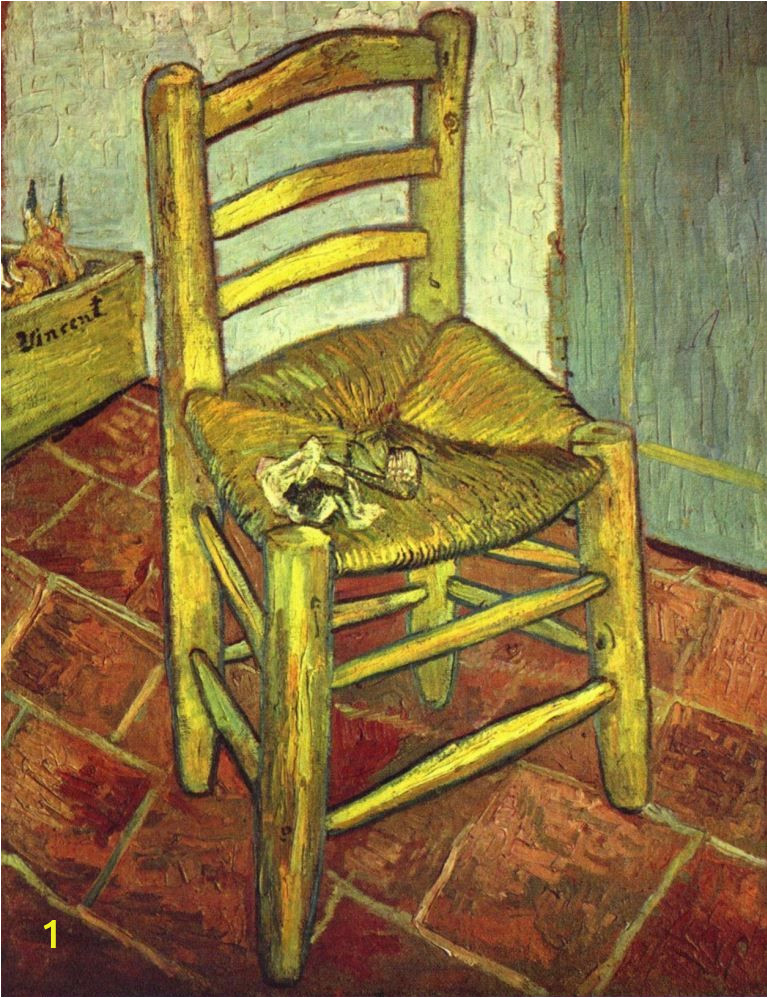 Vincent Van Gogh Wall Murals Vincent Willem Van Gogh Vincents Stuhl Mit Pfeife 1888 l