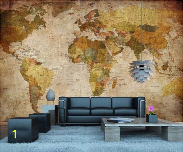 Vintage Map Wall Mural Vintage World Map Wall Mural In 2019 Dorm Stuff