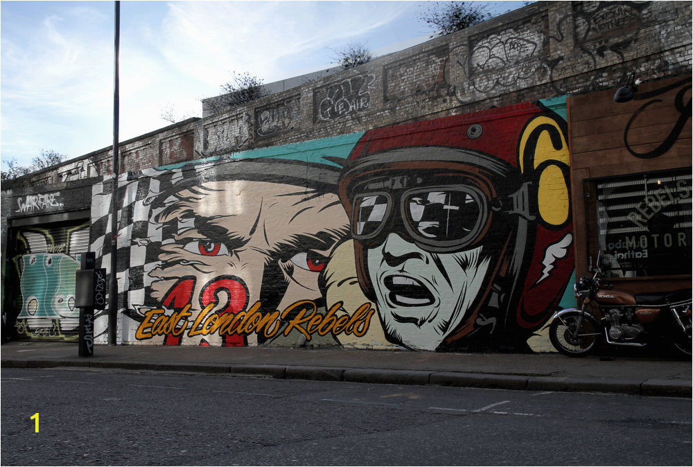 Wall Mural Artist London Murals — D Face