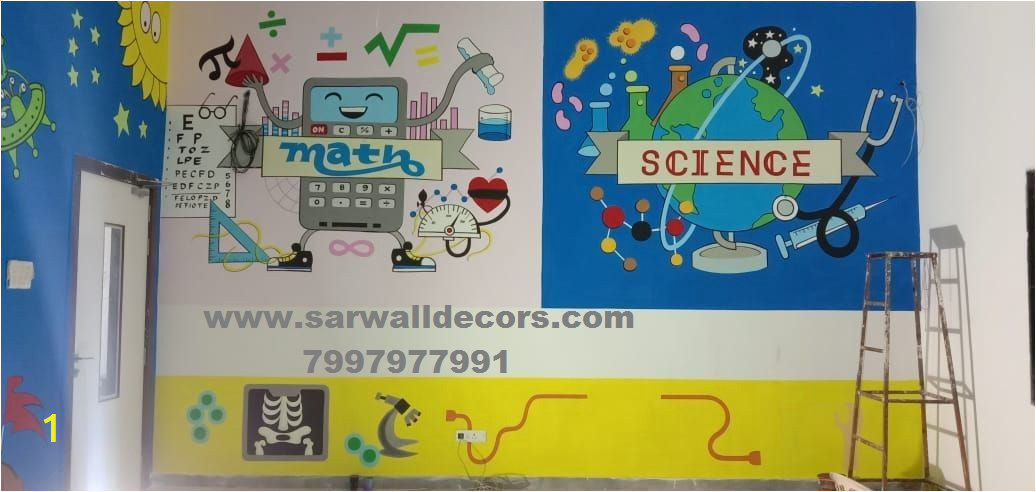 Wall Mural Artists In Hyderabad 3d School Wall Painting Specialized Cartoon Artist