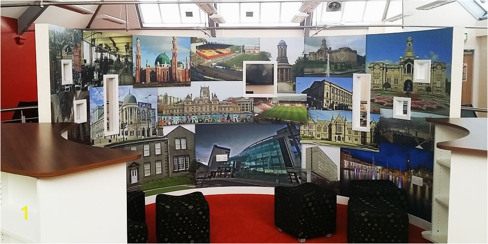 Wall Mural Installers Near Me Bradford themed Wall Mural This Photo Montage Of Bradford