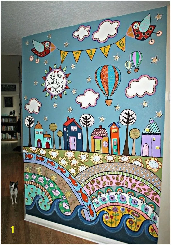 Wall Mural Painter Near Me 130 Latest Wall Painting Ideas for Home to Try 39