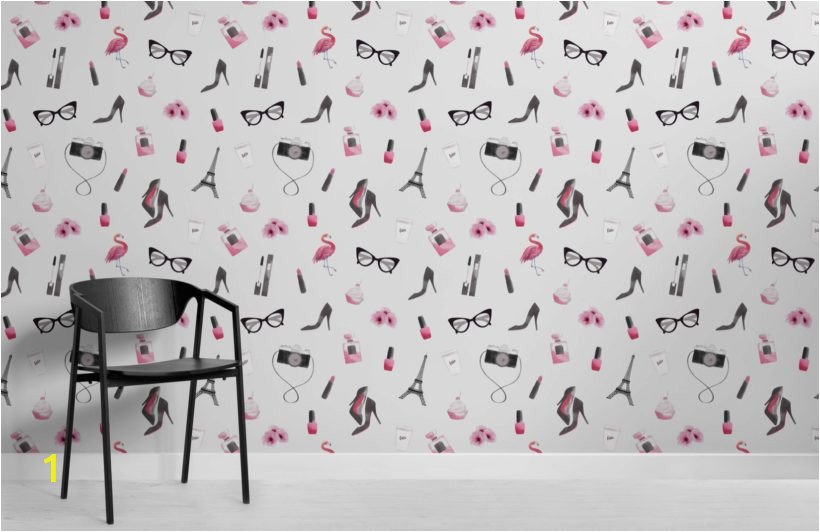 Fashion Illustration Wallpaper Mural Room 820x532