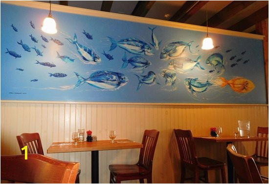Wall Mural with Lights Mural In Front Dining Room Picture Of Damariscotta River