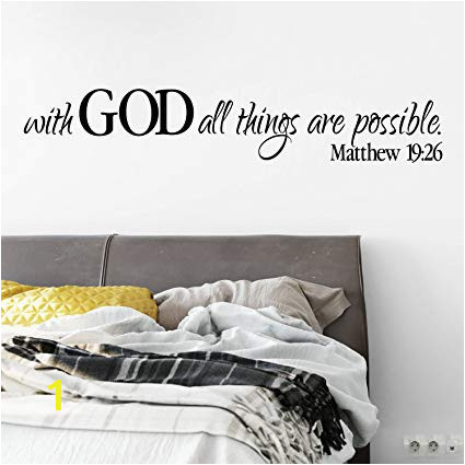 Wall Murals by Wall 26 Amazon Decals Matthew 19 26 Wall Decal Scripture