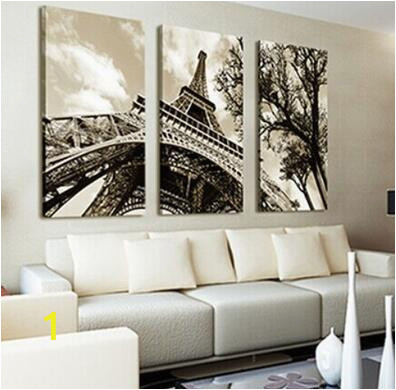 Wall Murals Eiffel tower No Frame Wall Art Canvas Painting for Living Room Paris City Eiffel tower Home Decor Modern Canada 2019 From Zjh1991 Cad $14 82
