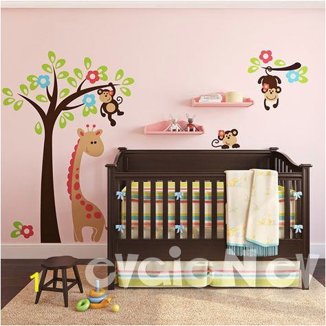 Wall Murals for Nursery Ideas Wall Decals for Kids Monkeys On the Tree Kids Wall