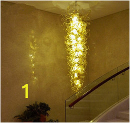 Wall Murals for Stairwell Holiday Staircase Modern Chandelier Lightings Home Decoration Chihuly Style Handmade Blown Glass Luxury Diy Chandelier Lamps
