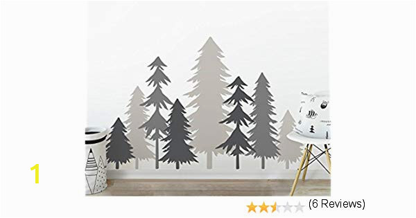 Wall Murals forest Scene 3 Color Pine Tree forest Wall Decals Tree Wall Decals forest Mural forest Scene Decals Wall Decals Children S forest Decals Set Of 8