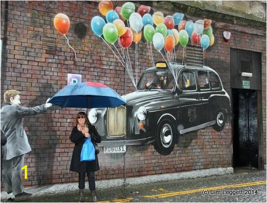 Wall Murals In Glasgow Nearby Glasgow Taxi Wall Mural Picture Of the Horseshoe