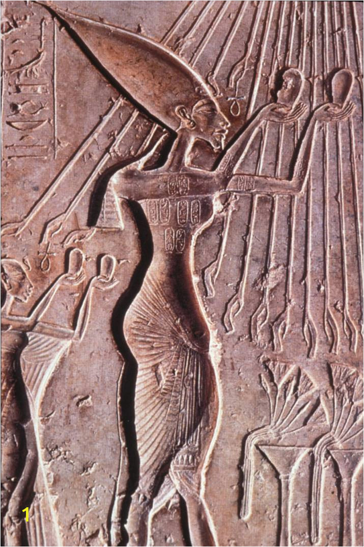 Wall Murals Of Amenhotep and Nefertiti 1320 Section 10 Akhenaten and Monotheism