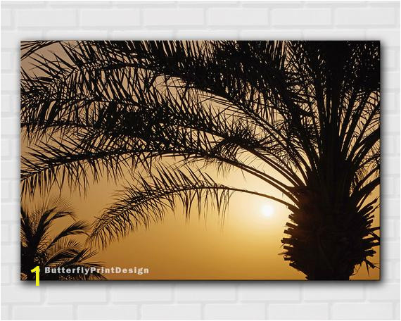 Wall Murals Palm Trees Palm Trees at Sunset Wall Art Design Sun Silhouette Print Nature Landscape Printable Digital Product N085